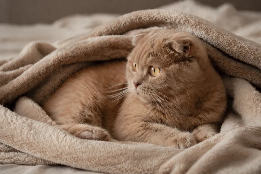Шотландская кошка окраса циамон