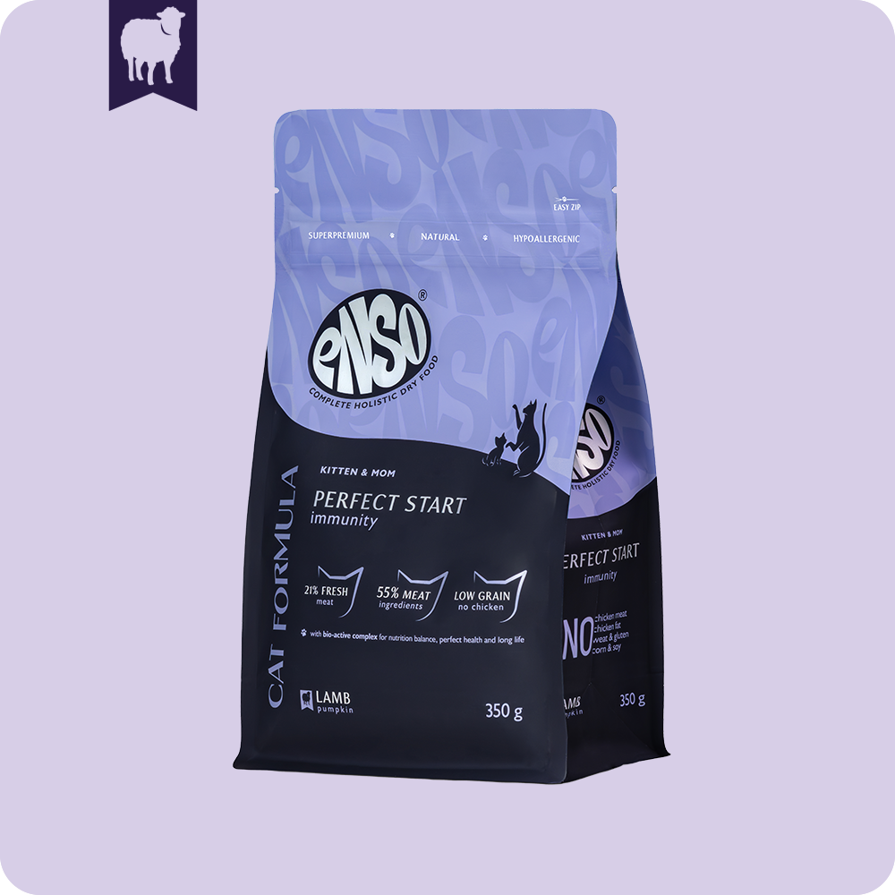 ENSO Cat Formula Perfect start сухой корм для котят со свежим ягненком