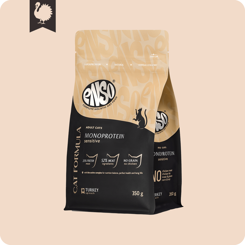 ENSO Cat Formula Monoprotein сухой корм для кошек со свежей индейкой