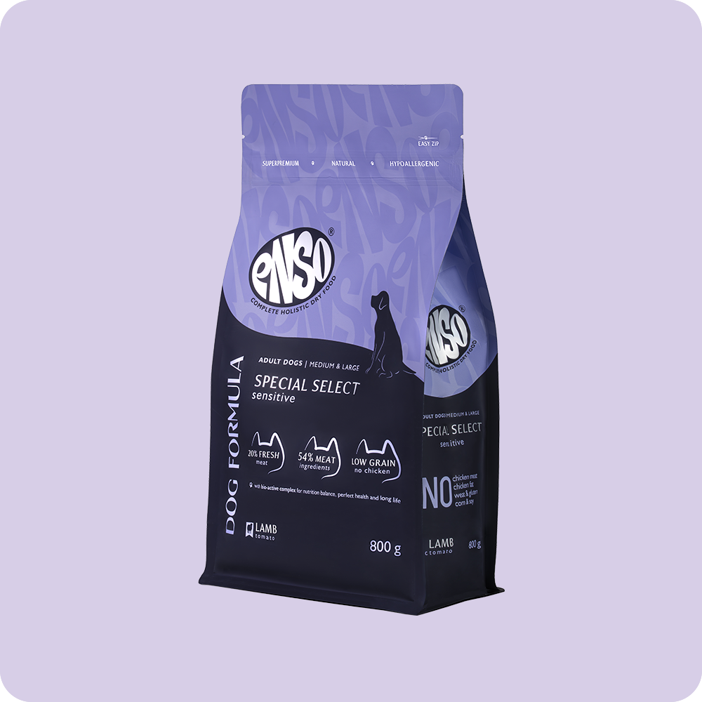 ENSO Dog Formula Special select сухой корм для собак средних и крупных пород со свежим ягненком