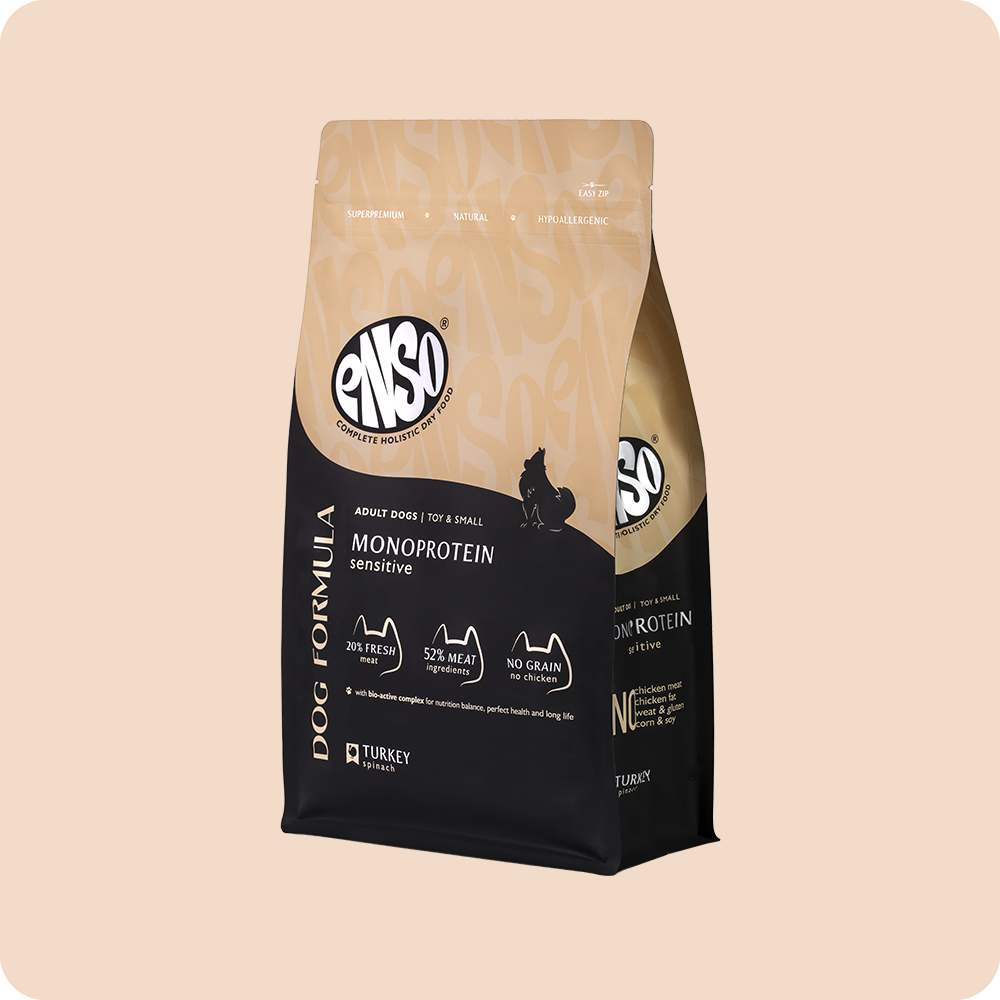 ENSO Dog Formula Monoprotein сухой корм для собак мелких со свежей индейкой