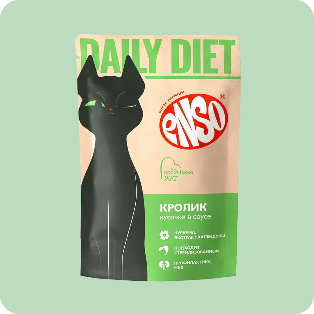 ENSO DAILY DIET кусочки в соусе с кроликом