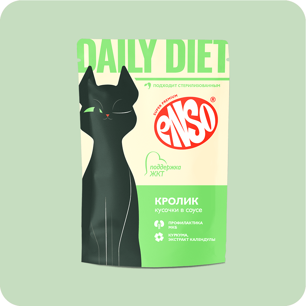 ENSO DAILY DIET кусочки в соусе с кроликом