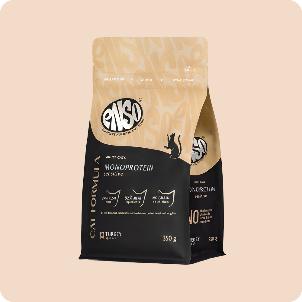 ENSO Cat Formula Monoprotein сухой корм для кошек со свежей индейкой